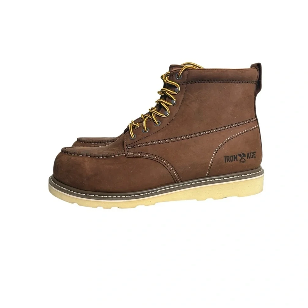 Iron Age Reinforcer 6” Electrical Steel Toe Work Safety Boots Men’s 13W IA5061